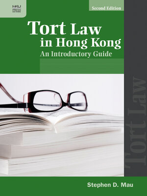 cover image of Tort Law in Hong Kong